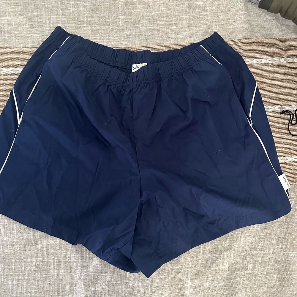 Offline by Aerie NWT Navy Blue Athletic Shorts
